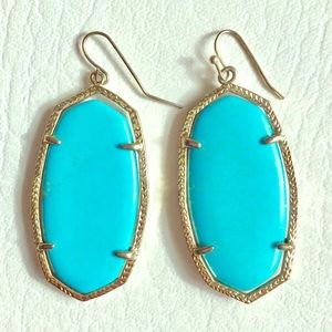 Kendra Scott Turquoise Elle Earrings